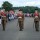 Pace sticking demonstrated by Company Sergeants Major at RMAS Heritage Day